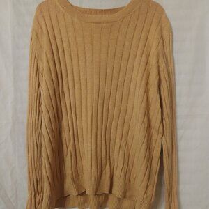 A New Day Yellow Crewneck Knit Pullover Sweater